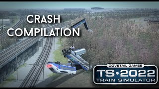 Train Simulator 2022 | Crash Compilation #TrainSimulator #CrashCompilation
