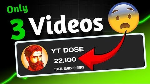 How @YTDOSE1 Cracked Algorithm
