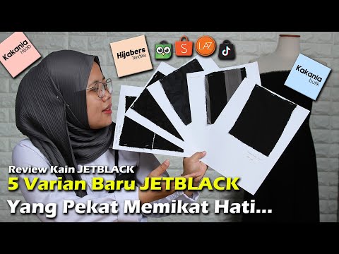 Bahan Jetblack Hitam