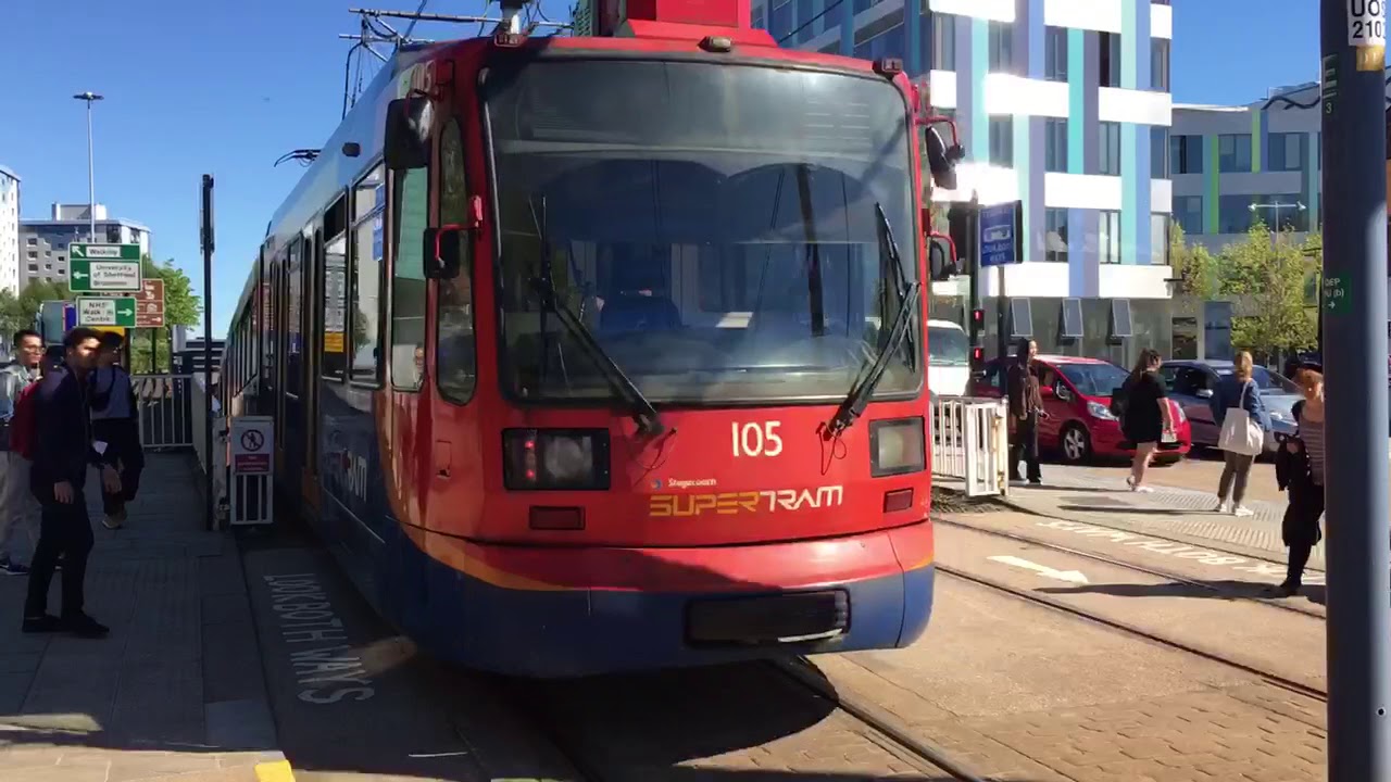 Stagecoach Sheffield SuperTram 105 At University From Meadowhall To stagecoach-sheffield-supertram-105-at-university-from-meadowhall-to