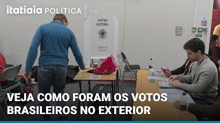 Brazilians exercise their right to vote in various countries around the world.