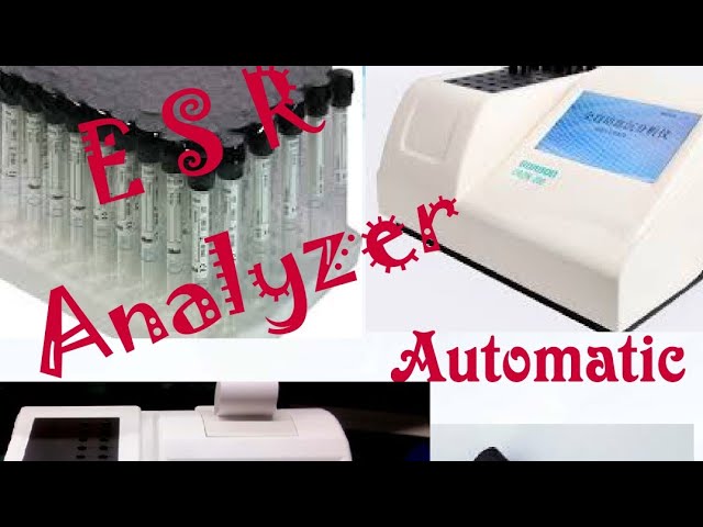Erythrocyte Sedimentation Rate Analyzer / ESR Analyzers