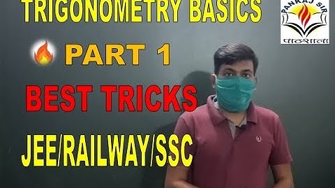 TRIGONOMETRY  BASICS | PART-1 | CLASS 11| SSC | NTPC| GROUP D |JEE | NDA |WBJEE  (PANKAJ SIR)