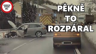 Jízdy na červenou, nesmyslně zastavuje, hloupé napojení na dálnici - Dashcam kompilace #162