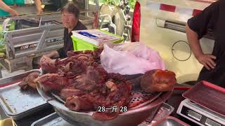 Beijing's cheapest big collection, beef 22, ginger 8, tofu one yuan, see the pork 10 yuan a pound