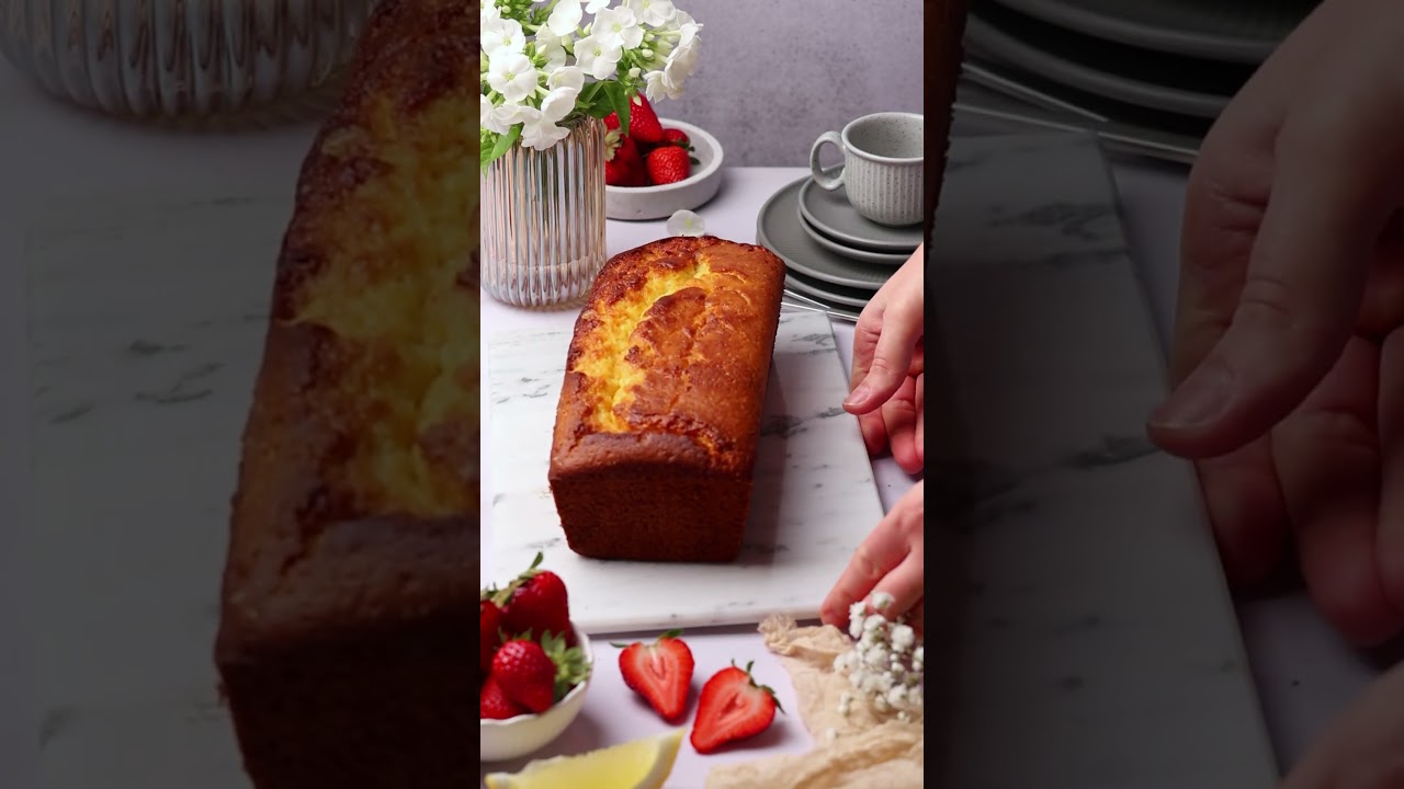 Videovorschau: Zitronen Kuchen mit Erdbeeren und Mascarpone-Sahne-Creme