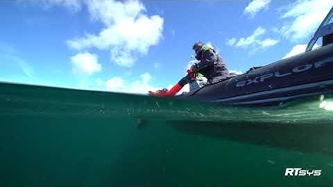 Deploying SEMA ASW Training Target from a RHIB