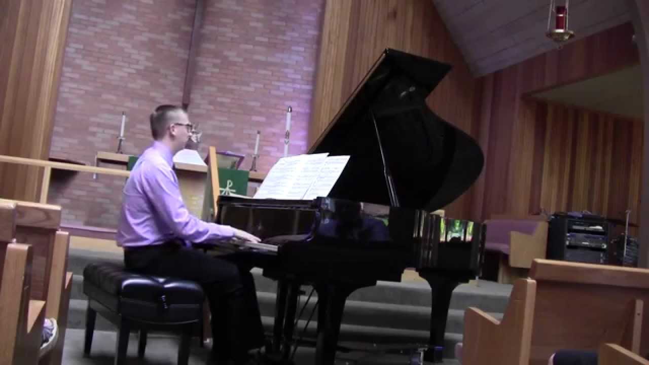 piano portion of Scott Lyman's Senior recital.
