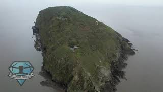 Steep Holm Island, UK by Drone 2021 (4K)