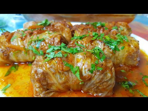 Голубцы с Пекинской капустой, цыганка готовит. Gipsy cuisine.
