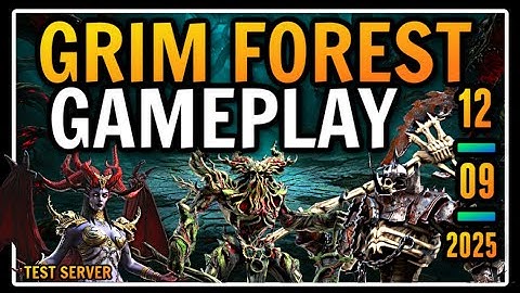 GRIM FOREST GAMEPLAY - LIVE! | Raid: Shadow Legends [TEST SERVER]