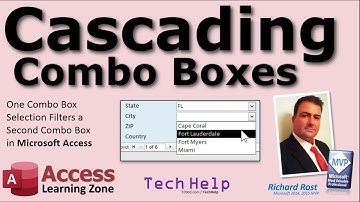 Microsoft Access Cascading Combo Boxes - One Combo Box Selection Filters a Second Combo Box