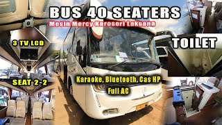 Big Bus Mercy 40 Seaters Plus Toilet | Untuk Rental Pariwisata Dan Perjalanan screenshot 5