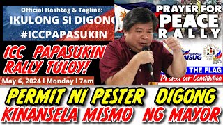 PRAYER RALLY KUNO NI PESTER DIGONG KANSELADO NA NAMAN | NASAAN SI PACQ