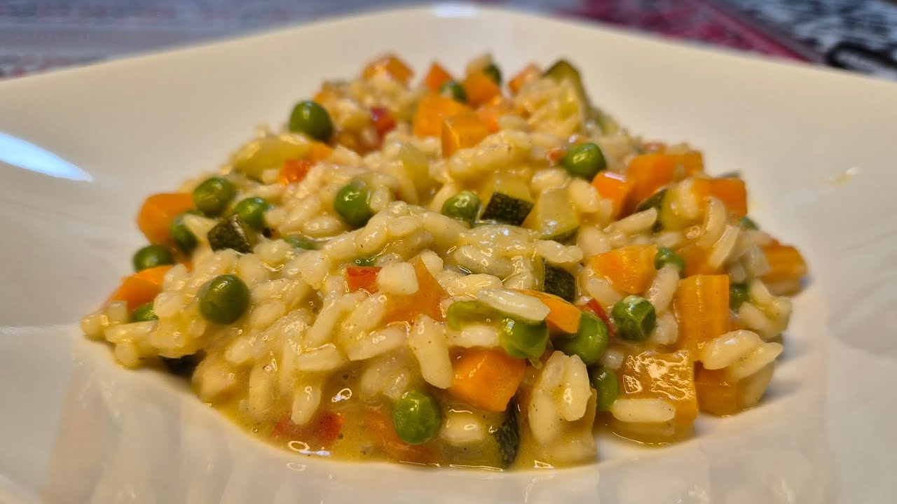 Risotto Primavera,  cremos și plin de gust