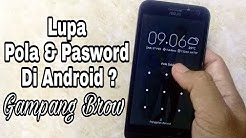 Cara Buka Pola Dan Password Android Karena Lupa - Durasi: 5.30. 