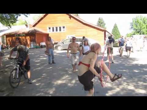 Amy Hatfield hooping at the High Sierra Music Fest...