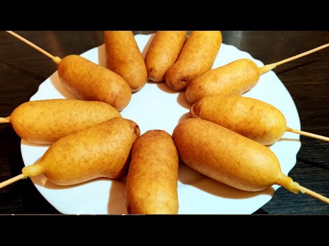 Корн Дог 🔥 - это, то что любят дети.#Corn dogs
