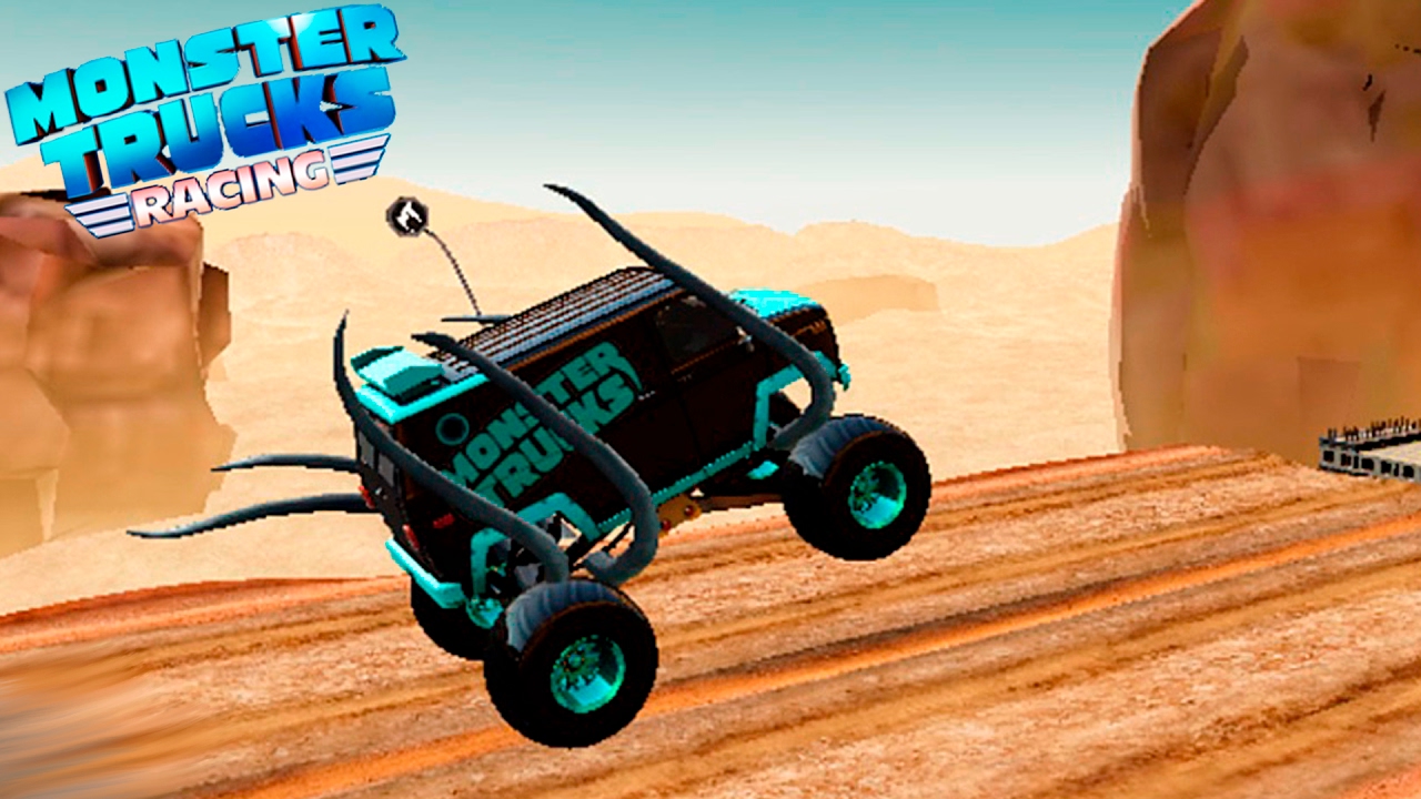 МОНСТР ТРАКИ ЧУМОВЫЕ ГОНКИ в стиле ХОТ ВИЛС MONSTER TRUCK #3 ...