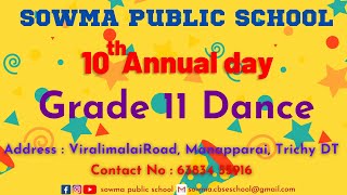 10th Annual Day -Grade 11 Dance @sowmapublicschool9611  #bestcbseschool #manapparai #celebration