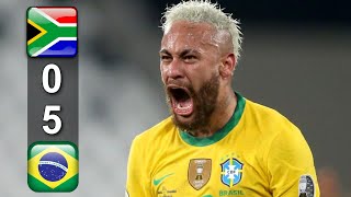 Masterpiece Neymar! South Africa vs Brazil (0-5) Full Review