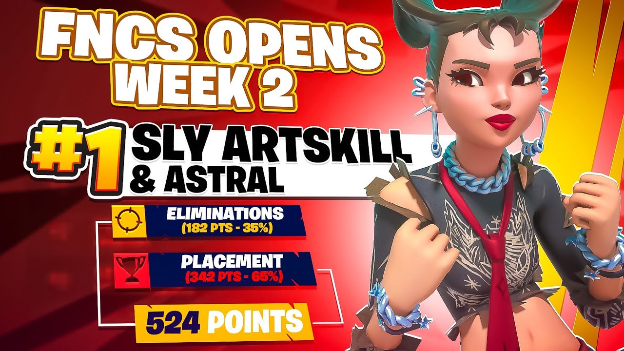 1ST PLACE FNCS OPENS... 🏆 w/ Astral | Artskill