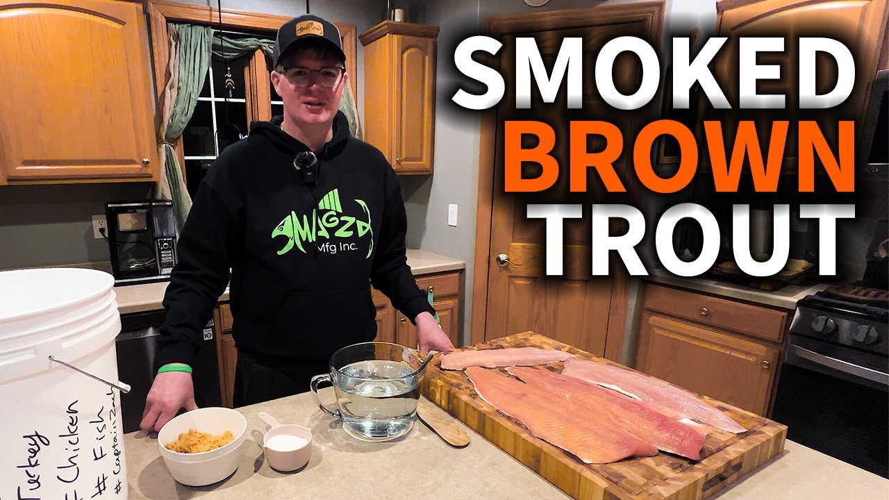 My FIRST TIME Smoking Brown Trout Fillet, Brine, Dry, & Smoke YouTube