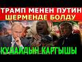 ПУТИН МЕНЕН ТРАМП ШЕРМЕНДЕ БОЛДУ! КУДАЙДЫН КАРГЫШЫ ТИЙДИБИ?