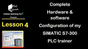 SIEMENS S7 300 PLC Hardware Configuration - step 7 Simatic Manager | Lesson 4