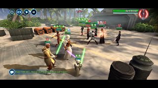 SWGOH JKR vs DR & r6 Malak & r7 Marauder