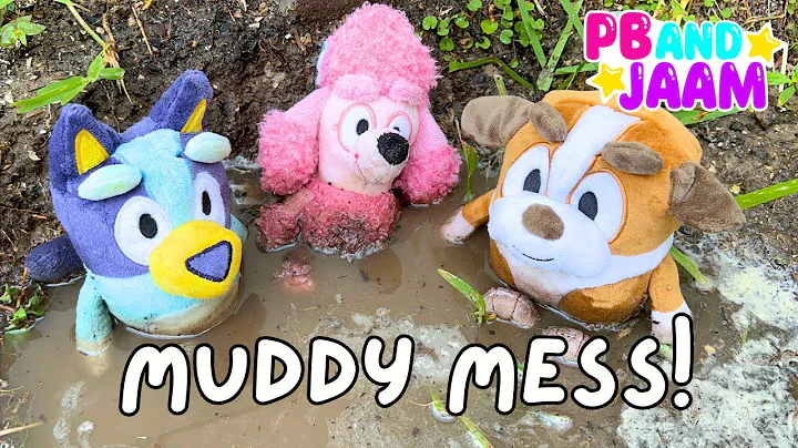 Bluey Muddy Mess with Winton & Coco | Bluey Magic Cauldron! Bingo Smash Cake | Bluey Messy Adventure