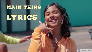 Madison Reyes - Main Thing ft. Jadah Marie (Lyrics)