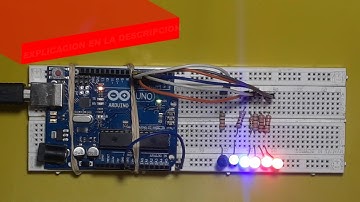 ✔ SECUENCIAS DE LEDS CON ARDUINO UTILIZANDO ARRAYS