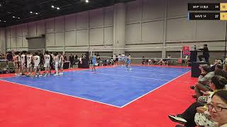 47b. MVP 14 Black vs Mavs 14 AAU Nationals Day 4 Game 1 Set 2