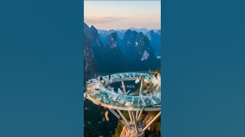 Glass Bridge Collapses Above the Clouds! #shorts #GlassBridge #Collapse #ExtremeTravel #nature