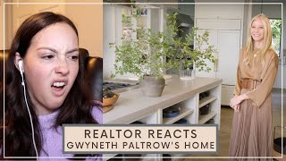 ⁣REALTOR REACTS Gwyneth Paltrow's Home | Gwyneth Paltrow Architectural Digest Open Door