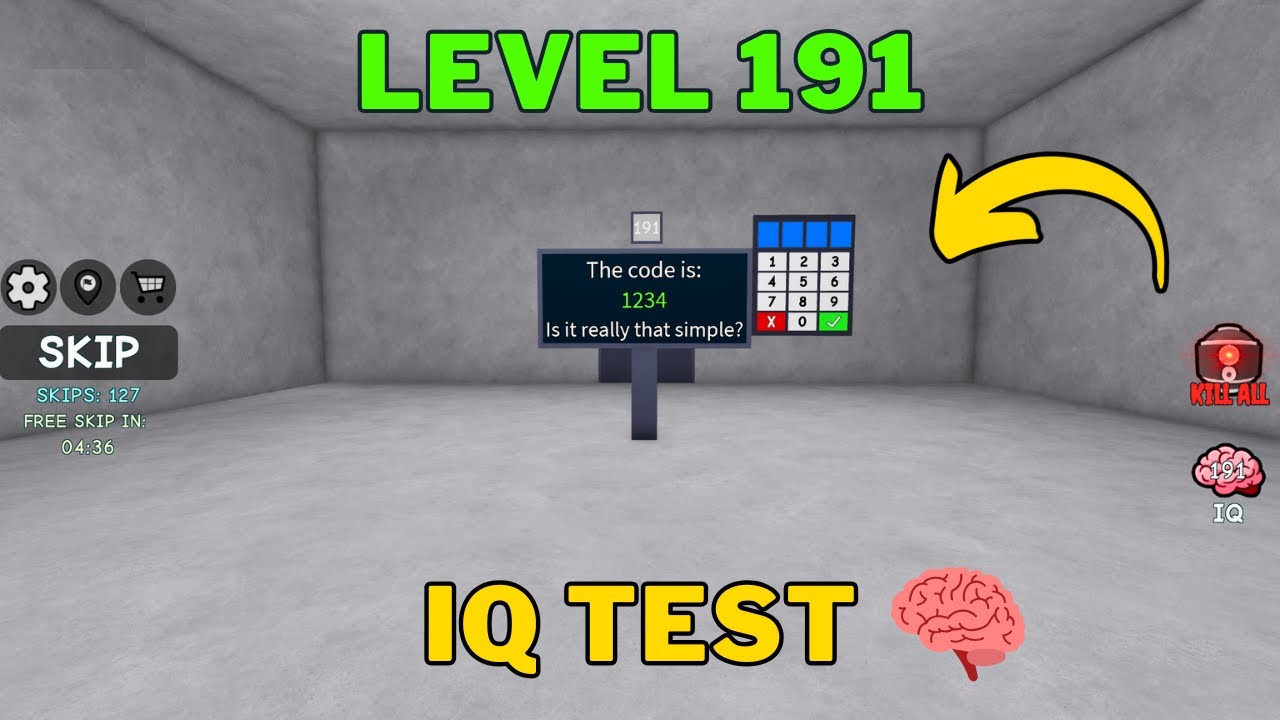 How To Solve Roblox IQ Test Level 191 | IQ Test 🧠 Guide