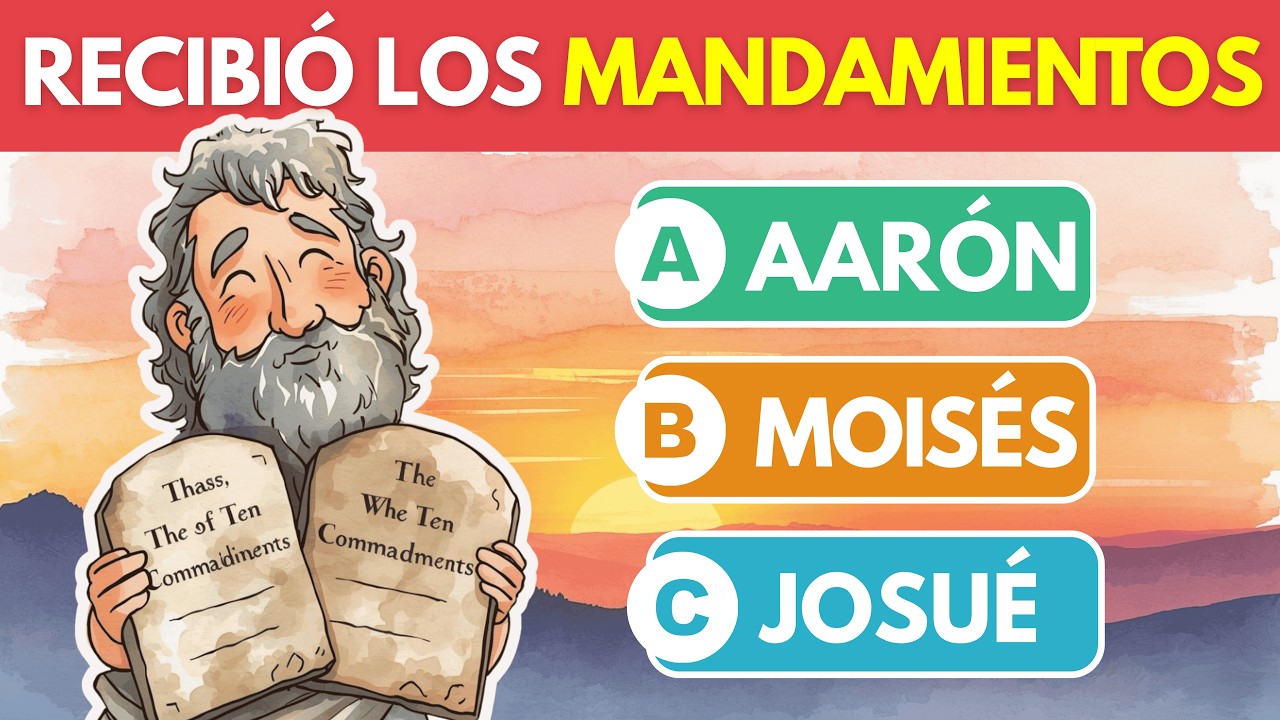 Quiz Bíblico de Moisés | Preguntas y Respuestas | Trivia Bíblica | Bible Quiz en Español