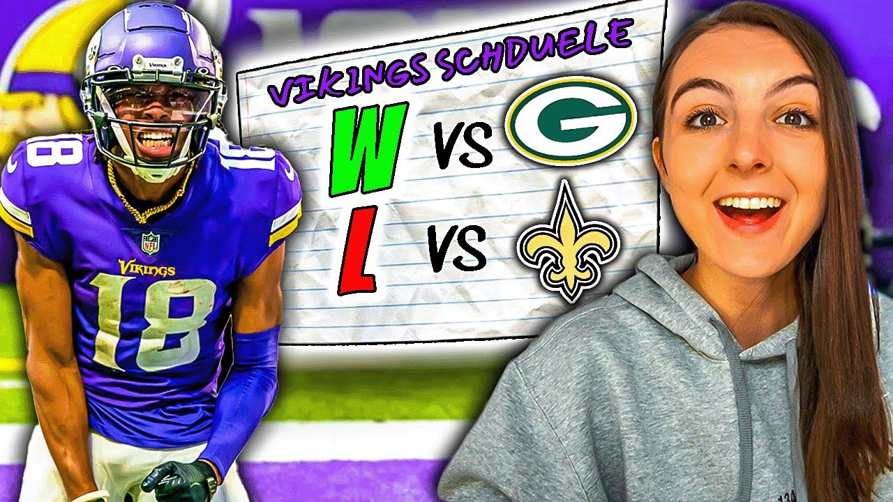 Minnesota Vikings Record Prediction 2022 NFL Game By Game Predictions YouTube