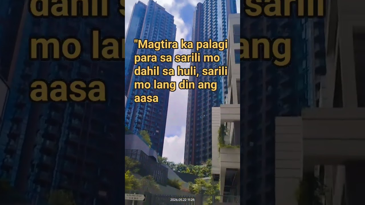 isip.""Magtira ka palagi para sa sarili mo dahil sa huli, sarili mo lang din ang aasahan #viral