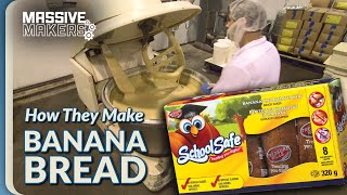 Big Production of Banana Bread and More | Food Factory
