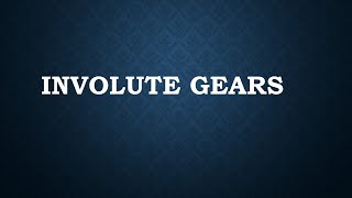 Involute Gears