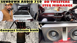 Amazing Output Sundown Audio SA12 750 each subwoofer! Lithium bank starting only in 15000/- !