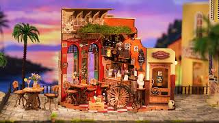 Build Your Own Vintage Bar! 🍷 | Rolife Cheers Bar & Dining DIY Miniature House DG173
