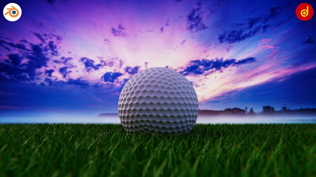 Golf Ball in Blender How To Create Golf Ball in Blender YouTube