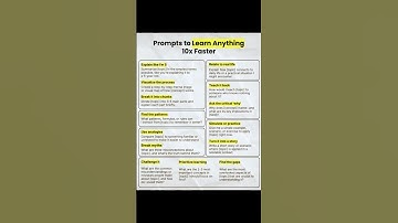 how to learn anything faster than everyone in English