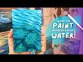 How to Paint Transparent Water | Acrylic Painting Tutorial (Beginner)