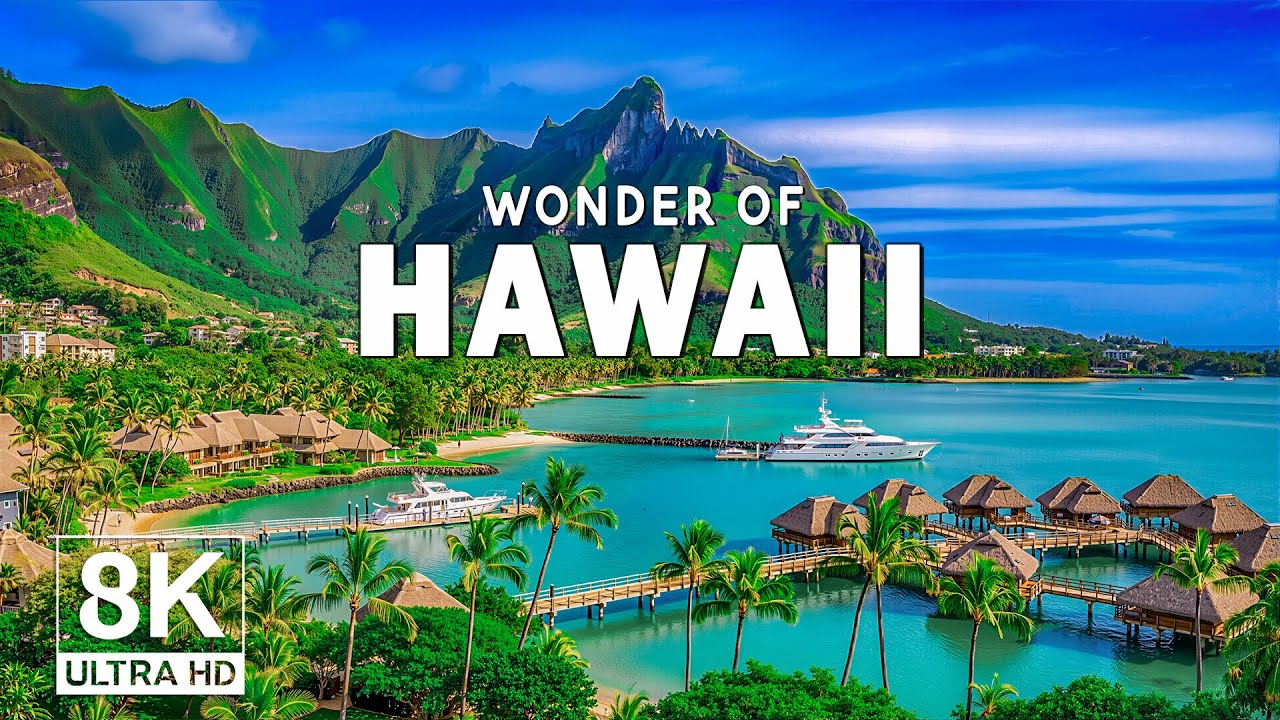 Wonders of Hawaii – Explore Rainforests, Lava Fields, and Island Serenity | Travel Video 4K