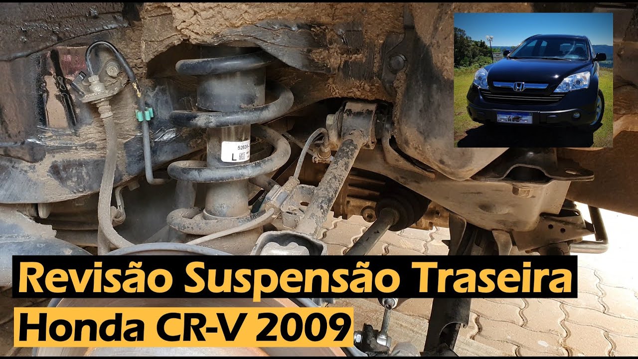 Revisando a Suspensão Traseira - Honda CR-V 2009 - Parte 1/2