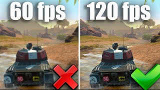 КАК ПОСТАВИТЬ 120 ФПС в WOT BLITZ и других играх